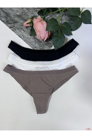 Женские трусики стринги из микрофибры Balaloum  9061